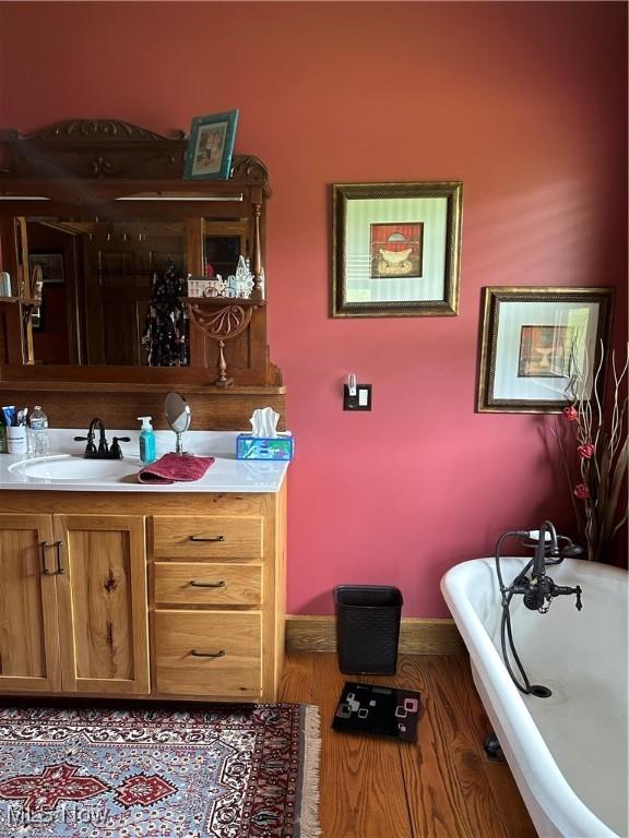 51001 Run Rd, Beallsville, OH 43716 - full bath with a freestanding bath and vanity