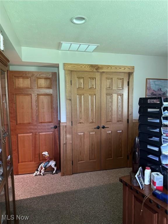 51001 Run Rd, Beallsville, OH 43716 - carpeted foyer with a textured ceiling