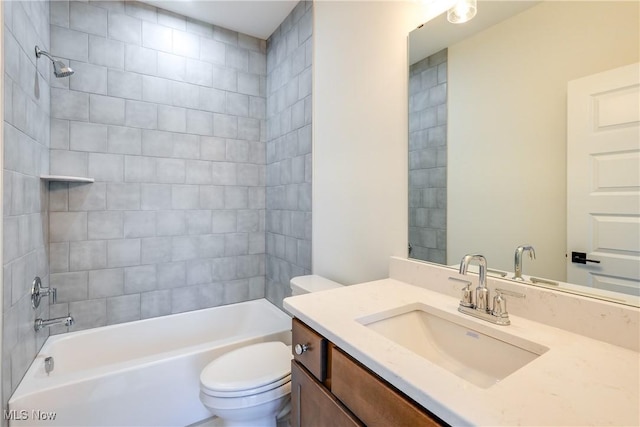S/L12 Neptune Oval, Solon, OH 44139 - bathroom featuring vanity, toilet, and shower / bath combination