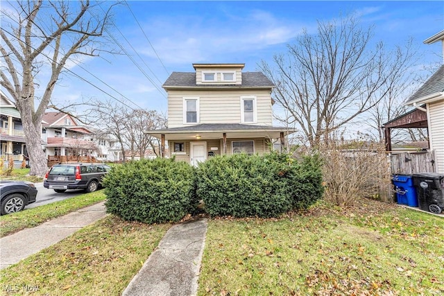 4611 W 41st St, Cleveland, OH 44109 - american foursquare style home featuring roof with shingles