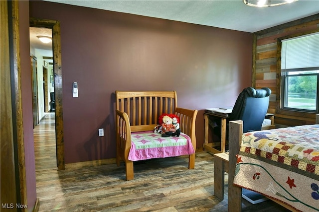 6416 Wilson Sharpsville Rd, Fowler, OH 44418 - bedroom with wood finished floors