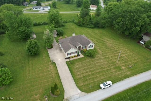 3172 Kinata Ct, West Salem, OH 44287 - aerial view of sparsely populated area