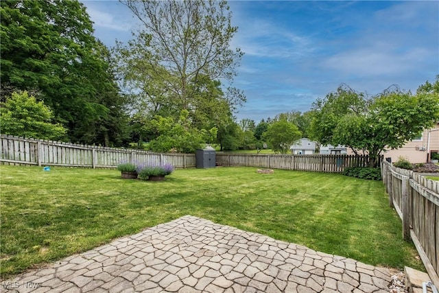 715 Locust St S, Canal Fulton, OH 44614 - view of yard with a patio