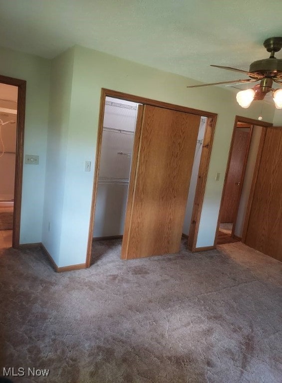130 Maze Rd, Belpre, OH 45714 - unfurnished bedroom with carpet and ceiling fan