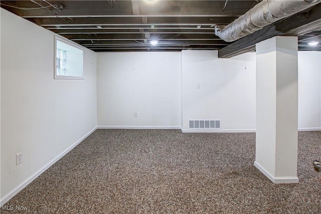2577 Idlewood Rd, Cleveland Heights, OH 44118 - below grade area featuring carpet floors and baseboards
