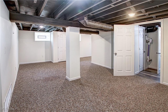 2577 Idlewood Rd, Cleveland Heights, OH 44118 - basement with carpet and baseboards