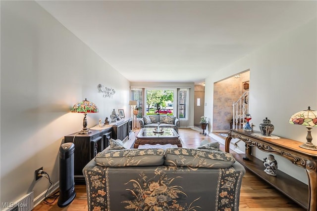 23903 E Baintree Rd, Beachwood, OH 44122 - living area with wood finished floors and baseboards