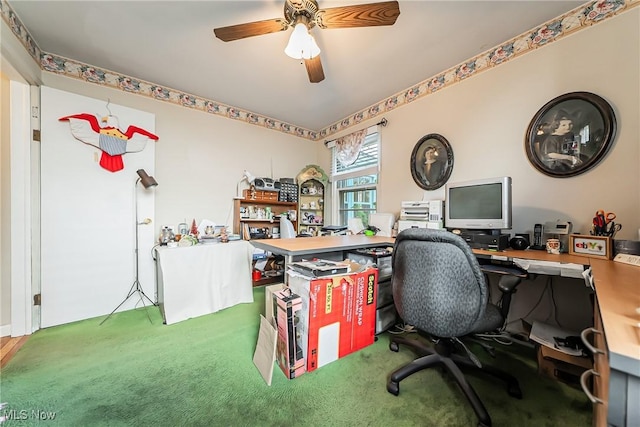 23903 E Baintree Rd, Beachwood, OH 44122 - office space featuring ceiling fan and carpet flooring