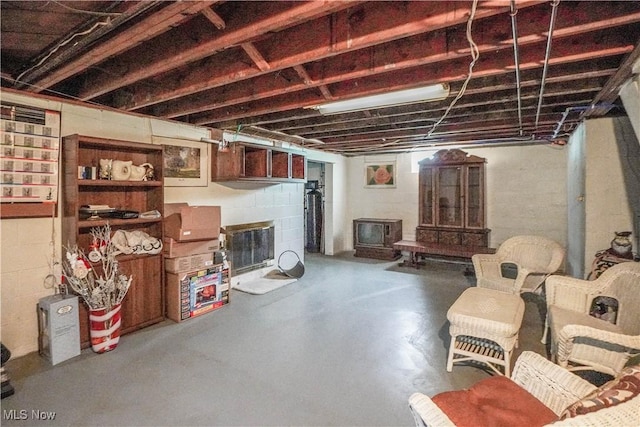 5920 Renninger Rd, New Franklin, OH 44319 - finished basement with a wood stove