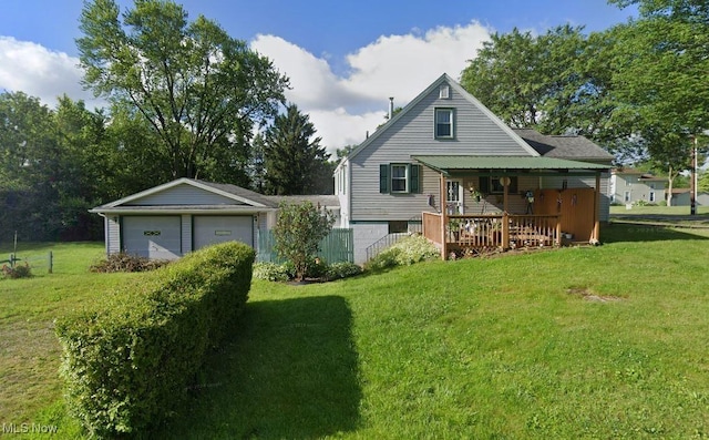 2410 Perry Dr SW, Canton, OH 44706 - back of house featuring a garage