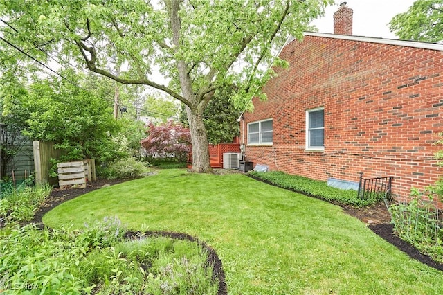 4418 Temblett Ter, South Euclid, OH 44121 - view of yard featuring cooling unit