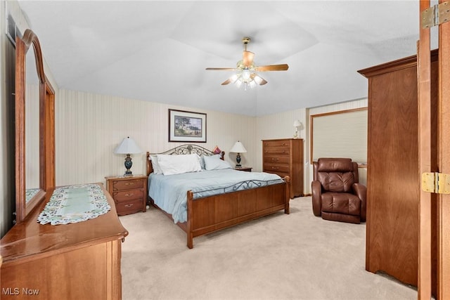 5011 Buttonbush Ln, North Royalton, OH 44133 - bedroom with light carpet and a ceiling fan