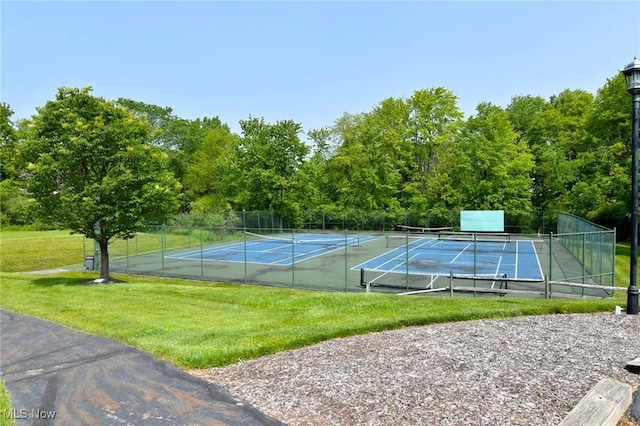 335 Devon Pond, Aurora, OH 44202 - view of tennis court