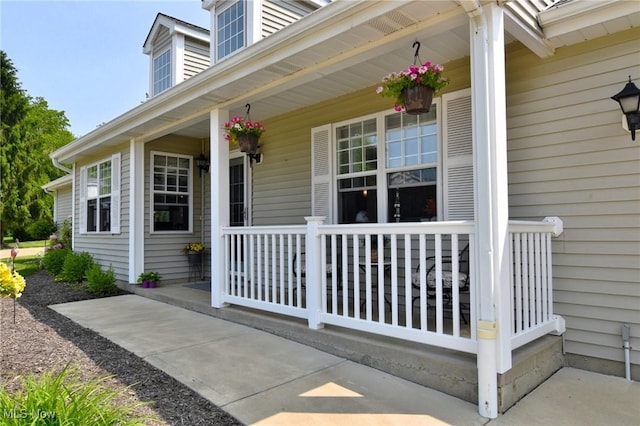 335 Devon Pond, Aurora, OH 44202 - view of exterior entry featuring a porch
