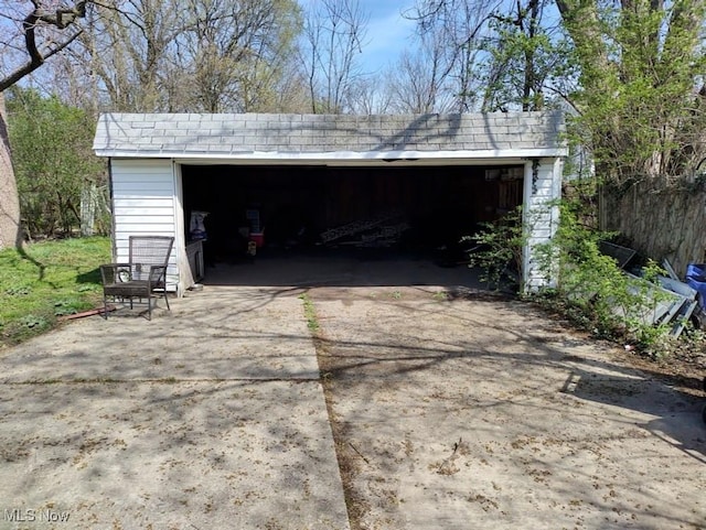 4549 Lee Rd, Cleveland, OH 44128 - view of detached garage