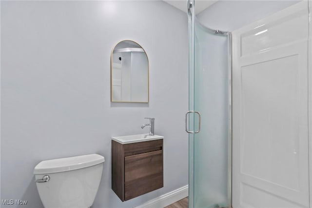 525 Cynthia Dr, Campbell, OH 44405 - bathroom featuring vanity and a stall shower