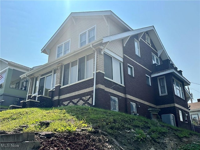 808 Gilbert Ave, Follansbee, WV 26037 - view of home's exterior featuring brick siding
