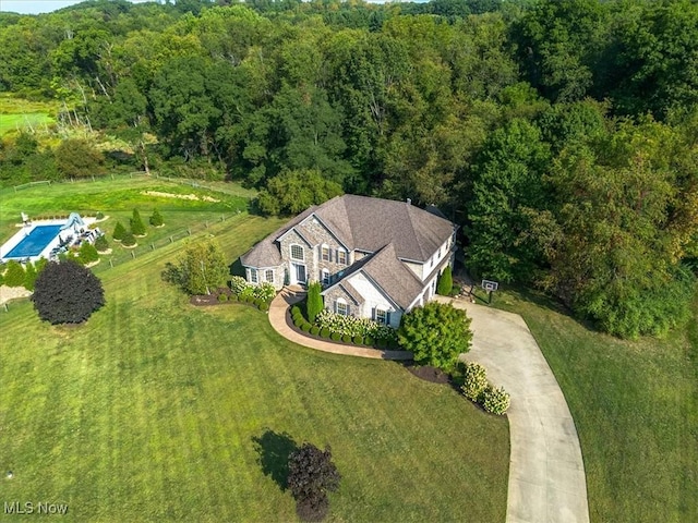 4679 Paxton Rd, Copley, OH 44321 - aerial view of property and surrounding area featuring a heavily wooded area