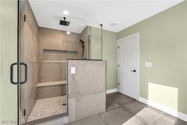 1904-2 E 123rd St, Cleveland, OH 44106 - full bath with a shower stall and baseboards