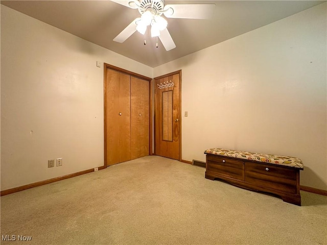 195 Fairlawn Ave, Niles, OH 44446 - unfurnished bedroom featuring carpet, baseboards, and a closet