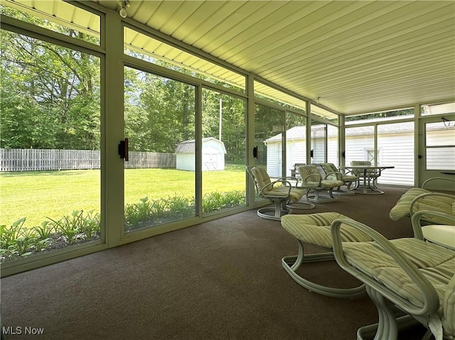 195 Fairlawn Ave, Niles, OH 44446 - sunroom / solarium featuring plenty of natural light and outdoor dining area