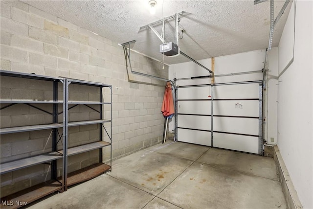 47 Tudor Ln Unit 6C, Kent, OH 44240 - garage with a garage door opener and concrete block wall
