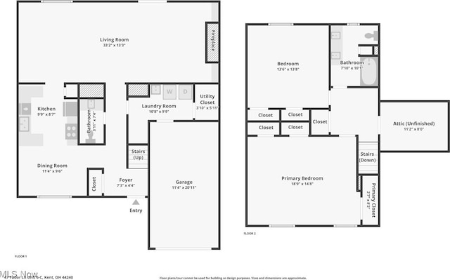 47 Tudor Ln Unit 6C, Kent, OH 44240 - property floor plan