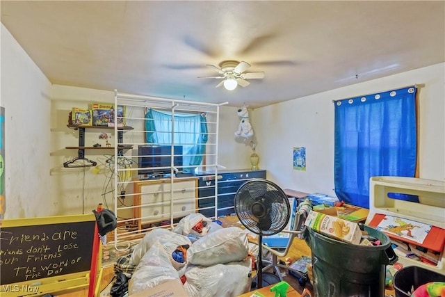 310 N Bentley Ave, Niles, OH 44446 - bedroom with ceiling fan
