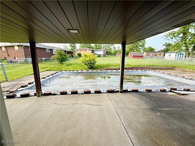 47 Walker Manor Cir, Colliers, WV 26035 - fenced backyard featuring a patio