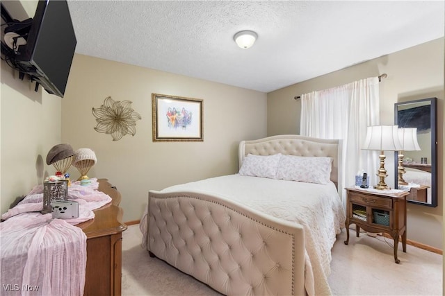 5472 Hancock St SW, Canton, OH 44706 - bedroom featuring light colored carpet, baseboards, and a textured ceiling