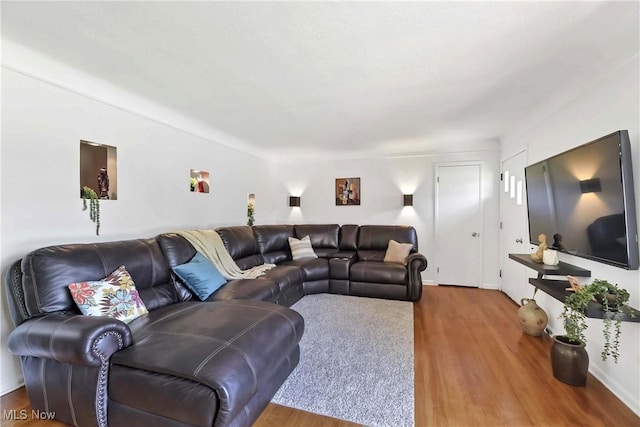 321 Justo Ln, Seven Hills, OH 44131 - living area with wood finished floors and baseboards