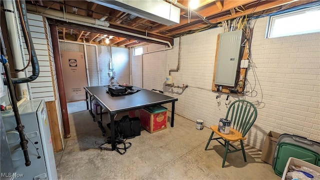 813 Buckeye Ln, Sandusky, OH 44870 - basement with electric panel