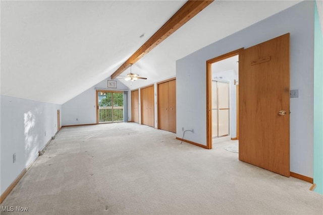 6791 Cedar Ridge Trl, Clinton, OH 44216 - additional living space featuring carpet, baseboards, and ceiling fan