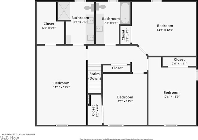 4610 Briarcliff Trl, Copley, OH 44321 - room layout