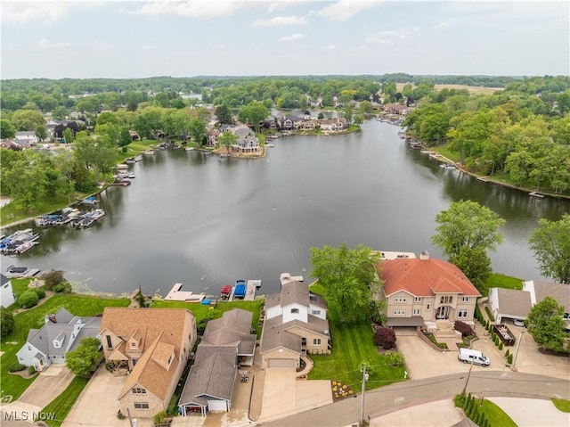 5325 S Island Dr NW, Canton, OH 44718 - aerial view of residential area with a nearby body of water