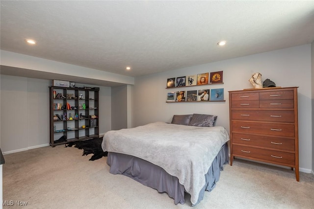 12136 White Tail Run, Columbia Station, OH 44028 - bedroom featuring light colored carpet, baseboards, and recessed lighting