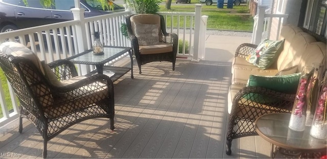 245 N Rd, Niles, OH 44446 - view of wooden porch