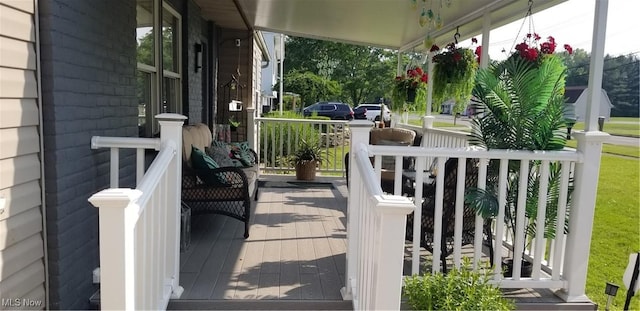 245 N Rd, Niles, OH 44446 - view of wooden porch