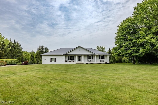 8921 Auburn Rd, Chardon, OH 44024 - view of front of house with a porch and a front lawn
