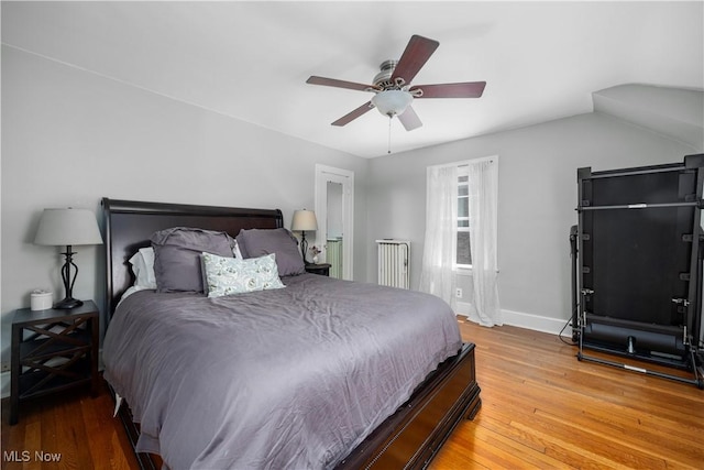 3280 Glencairn Rd, Shaker Heights, OH 44122 - bedroom featuring light wood-style flooring, baseboards, and a ceiling fan