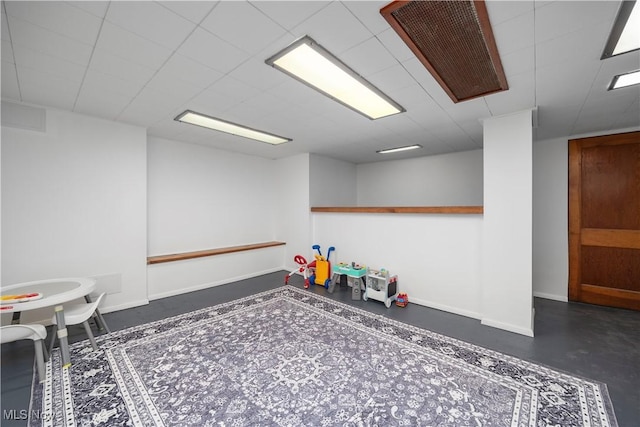 3280 Glencairn Rd, Shaker Heights, OH 44122 - rec room with baseboards