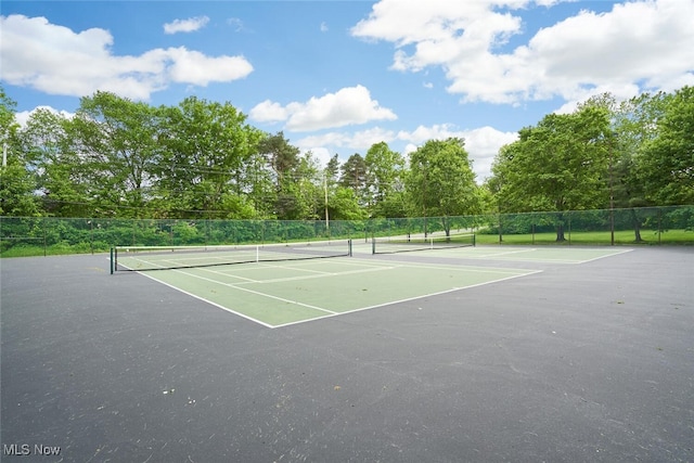 200 Granger Rd, Medina, OH 44256 - view of tennis court featuring view of scattered trees