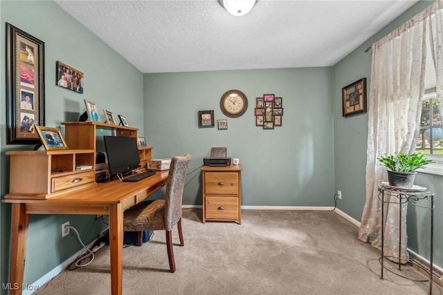 5725 Grove St, Louisville, OH 44641 - office space with carpet flooring, baseboards, and a textured ceiling