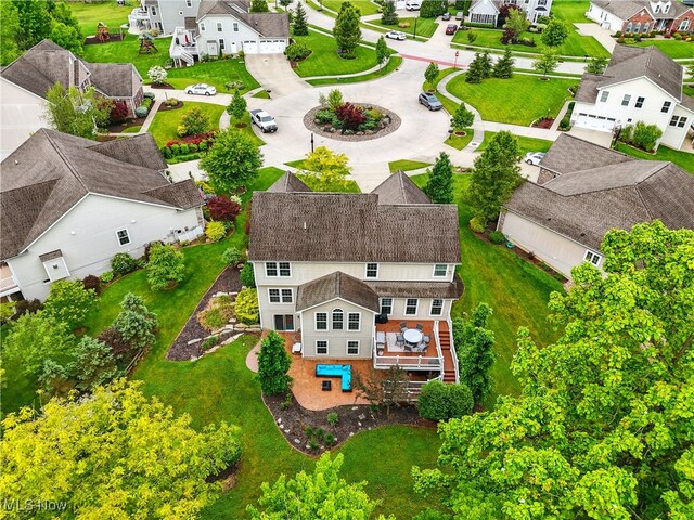 3425 Eryn Pl, Hudson, OH 44236 - aerial perspective of suburban area