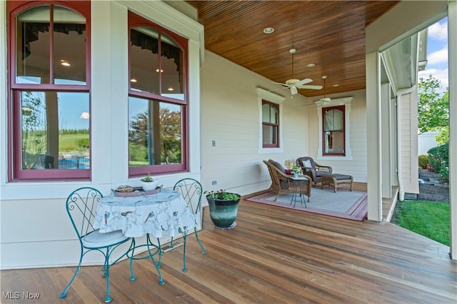 9627 State Route 152, Richmond, OH 43944 - view of wooden porch