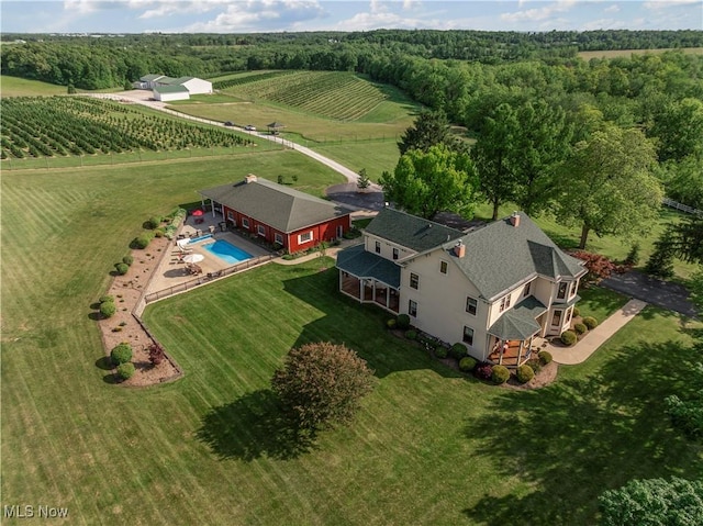 9627 State Route 152, Richmond, OH 43944 - view of rural area with a pool area and farmland