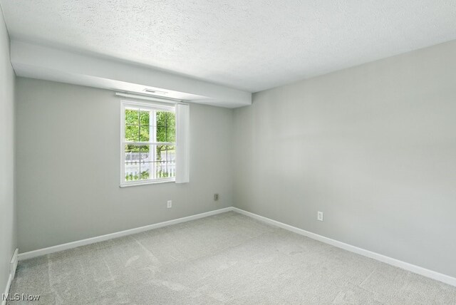 17682 Eastbrook Trl, Chagrin Falls, OH 44023 - carpeted empty room with baseboards and a textured ceiling