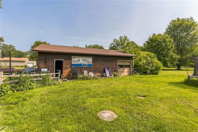 9708 Harrison Rd, Wakeman, OH 44889 - view of outbuilding with a garage