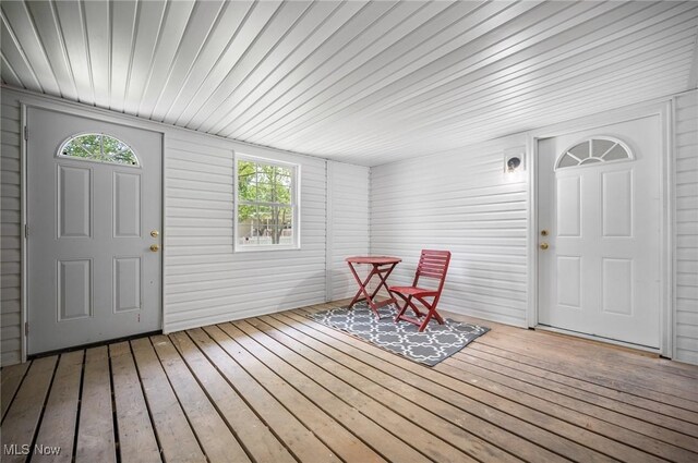 403 Palomino Ct, Lagrange, OH 44050 - doorway to property featuring a deck