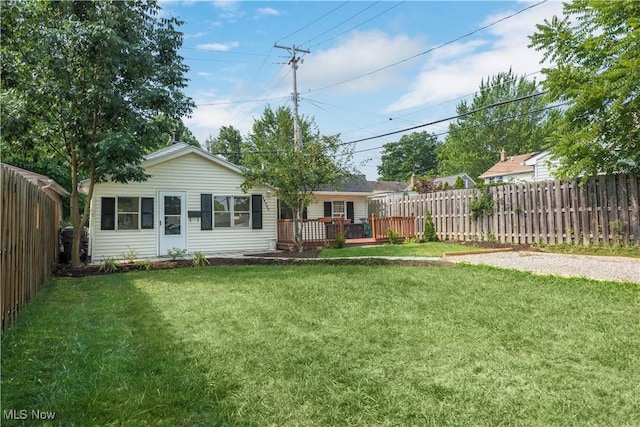 20969 Stanford, Fairview Park, OH 44126 - view of yard featuring a deck